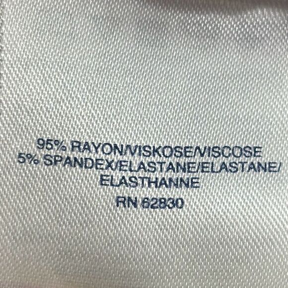 Lands End purple tee scoop neck hem short sleeve L - Picture 7 of 8